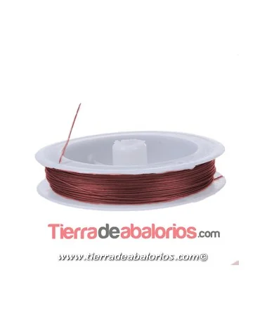 Hilo de Acero de 0,45mm, Rosa Palo (1 metro)