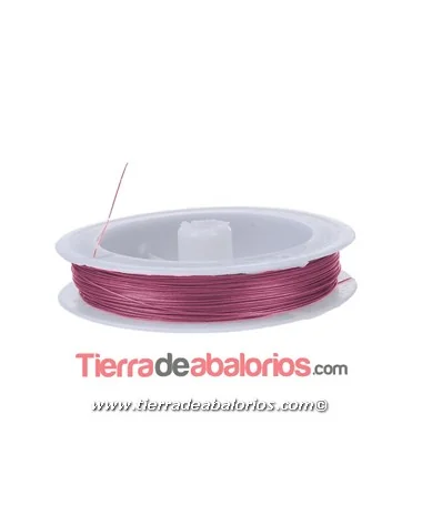 Hilo de Acero de 0,45mm, Rosa (1 metro)