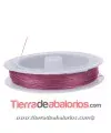 Hilo de Acero de 0,45mm, Rosa (1 metro)