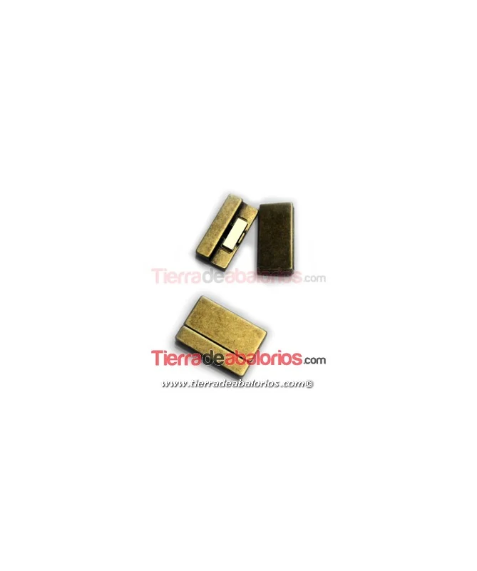 Cierre con Iman Agujero 30x3mm Oro Viejo
