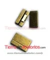 Cierre con Iman Agujero 30x3mm Oro Viejo