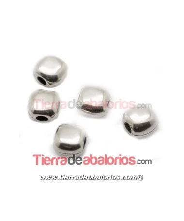 Separador 8mm Agujero 3mm, Plateado Separador 8mm Agujero 3mm, Plateado