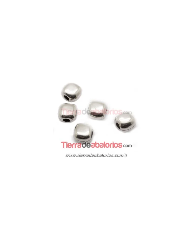 Separador 8mm Agujero 3mm, Plateado