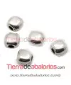 Separador 8mm Agujero 3mm, Plateado
