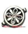 Pasador flor 28mm Agujero 24x3mm, Plateada