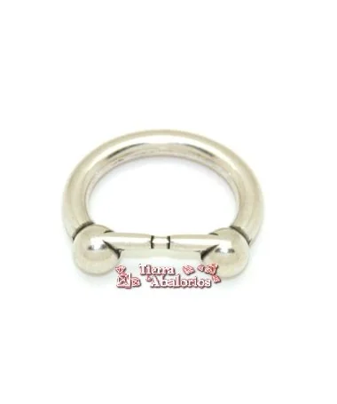 Entrepieza Herradura 40x30mm, Plateada Entrepieza Herradura 40x30mm, Plateada