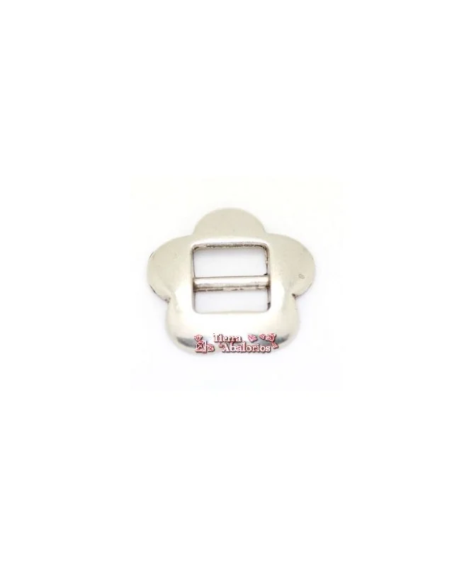 Pasador Flor 24mm Agujero 10mm, Plateado