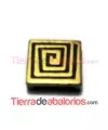 Pasador Cuadrado Infinito 17mm Oro Viejo