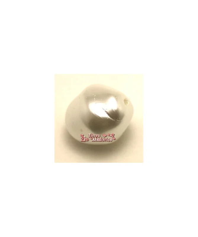Perla Irregular 13x11mm Blanca Perla Irregular 13x11mm Blanca