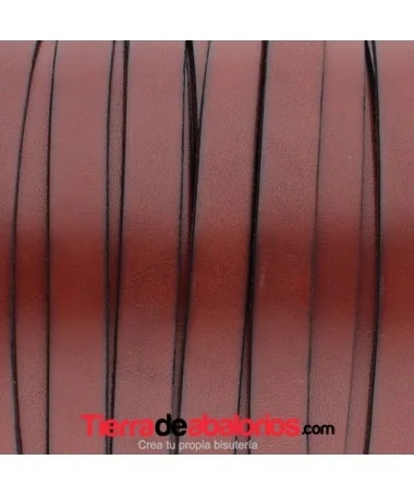 Cuero Plano Vaquetilla 10x2mm, Cognac Cuero Plano Vaquetilla 10x2mm, Cognac