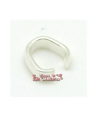 Anilla de Zamak 8mm Grosor 2mm, Plateada