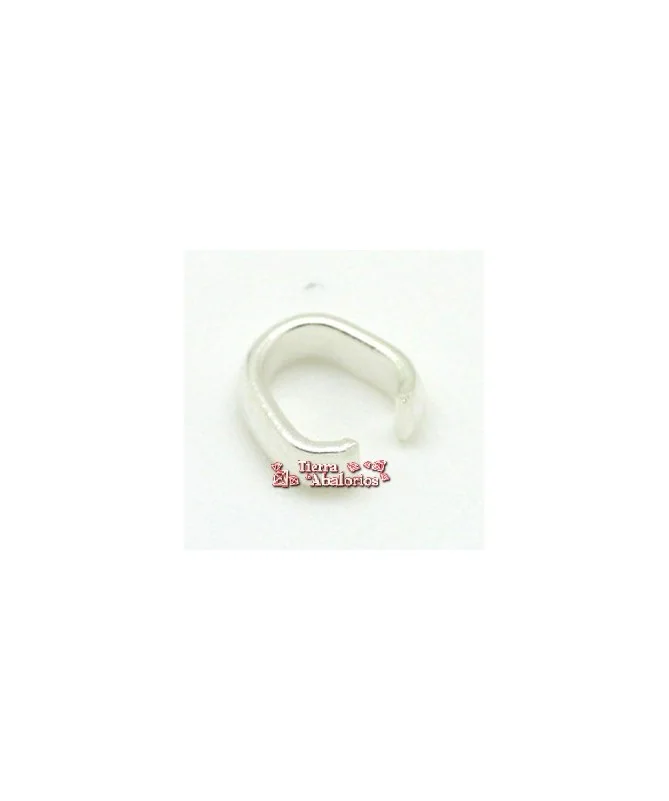 Anilla de Zamak 8mm Grosor 2mm, Plateada