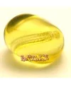 Cuenta Barroca Irregular 12x8mm Agujero 1,2mm, Amarilla