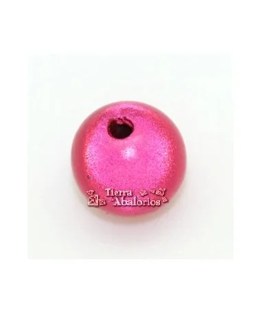 Bola Mágica 10mm Agujero 1,9mm Fucsia