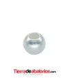 Bola 4mm Agujero 1,8mm, Plata de Ley