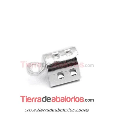 Terminal Mediano 10x5mm con Anilla, Plata de Ley Terminal Mediano 10x5mm con Anilla, Plata de Ley