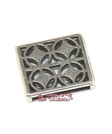 Entrepieza Pasador 20x24mm Agujero 20x3mm, Plateado Entrepieza Pasador 20x24mm Agujero 20x3mm, Plateado