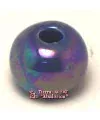 Cerámica Bola 12mm Agujero 3,5mm Azul Violeta
