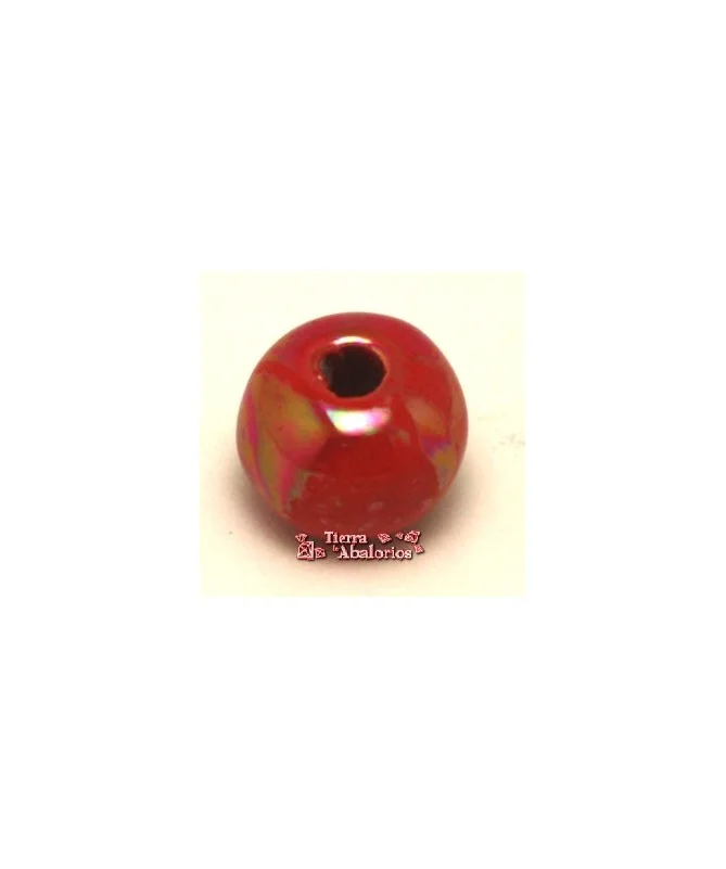 Cerámica Bola 12mm Agujero 3,5mm Rojo Cerámica Bola 12mm Agujero 3,5mm Rojo