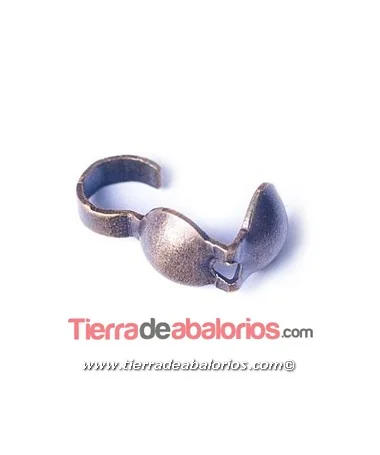 Terminal Tapanudos 4mm, Oro Viejo (10uds)