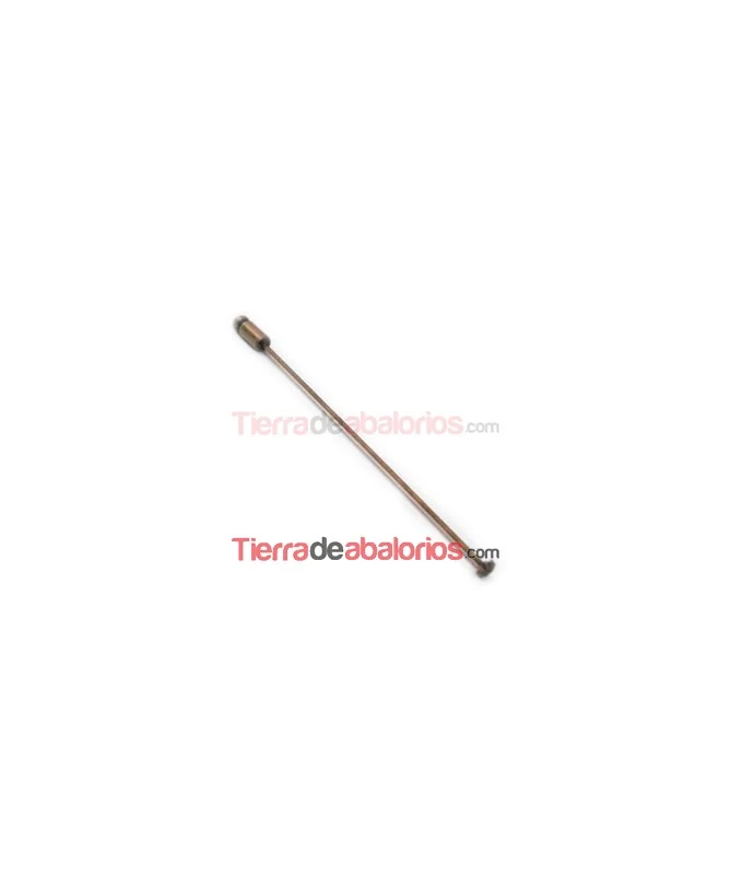 Agujón Alfiler 81mm con Tope Flor, Cobre