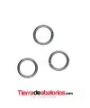 Anilla 3mm, Plata Vieja (100 uds)