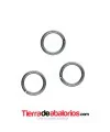 Anilla 5mm, Plata Vieja (100 uds)