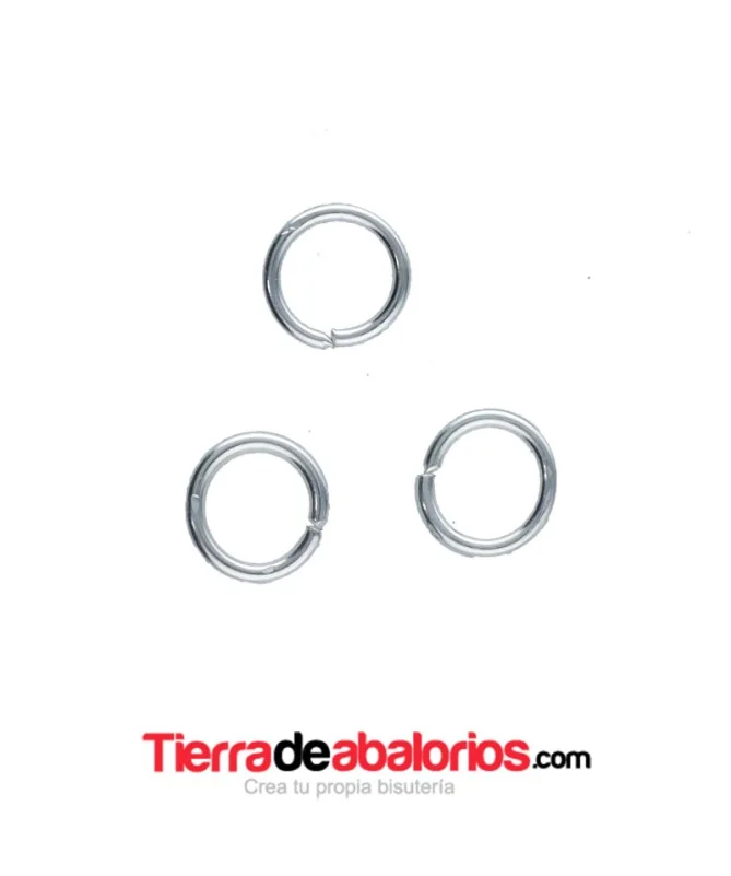Anilla 3mm, Plateada (100 uds)