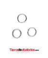 Anilla 3mm, Plateada (100 uds)