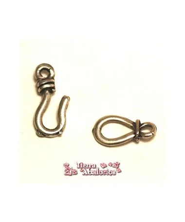 Cierre Arpón 2 partes, Plateado