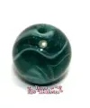 Resina Bola 20mm Agujero 1,5mm Verde Malaquita