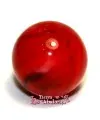 Resina Bola 12mm Agujero 1,5mm Rojo Coral