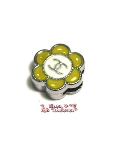 Flor pasador Amarillo 12mm Agujero 8x1.8mm Flor pasador Amarillo 12mm Agujero 8x1.8mm