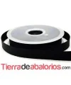 Lazo 15mm Gros Grain Negro