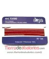 Hilo de Enfilar No. 4 con Aguja Incluida - Rojo