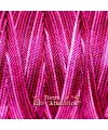 Hilo Trenzado de Nylon 1,5mm - Fucsia Degradee