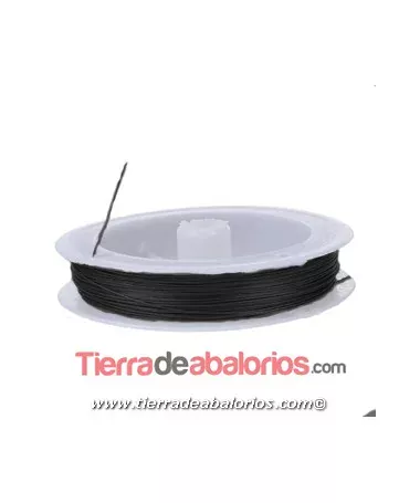 Hilo de Acero de 0,4mm, Negro (10 metros) Hilo de Acero de 0,4mm, Negro (10 metros)