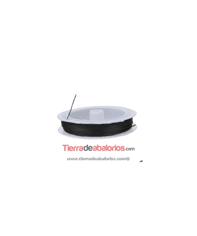 Hilo de Acero de 0,4mm, Negro (10 metros) Hilo de Acero de 0,4mm, Negro (10 metros)