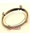 Engaste para Swarovski 4127 30x22mm Plateado.