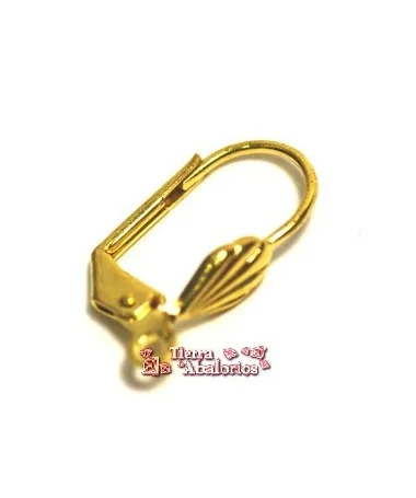 Pendiente Catalán Concha 18x10mm, Dorado Pendiente Catalán Concha 18x10mm, Dorado