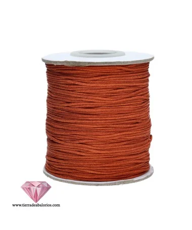 Cordón de Algodón Trenzado Brillante 1mm - Caldera