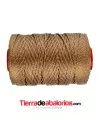 Hilo Trenzado de Nylon 1,5mm - Arena Oscuro