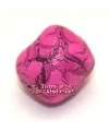 Bola Irregular13x12mm Agujero 0,8mm, Fucsia