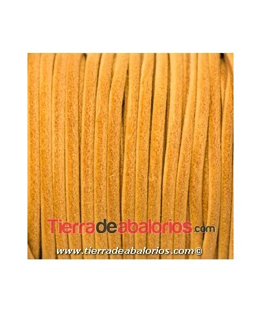Cordón de Cuero 3mm - Nautico Melocotón