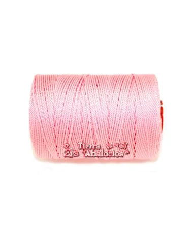 Hilo Trenzado de Nylon 1,5mm - Rosa Claro