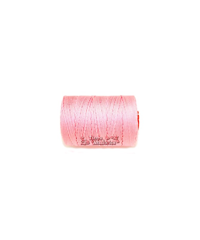 Hilo Trenzado de Nylon 1,5mm - Rosa Claro