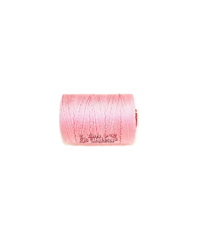 Hilo Trenzado de Nylon 1,5mm - Rosa Claro Hilo Trenzado de Nylon 1,5mm - Rosa Claro