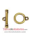 Cierre Aro 12mm con Palo, Oro Viejo