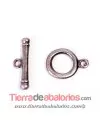 Cierre Aro 12mm con Palo, Plata Vieja