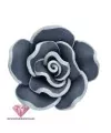 Flor Resina 30mm Agujero 1,5mm, Gris